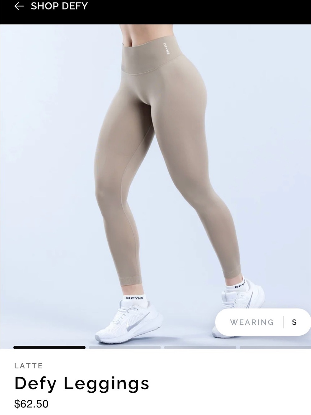 Defy Leggings- Latte